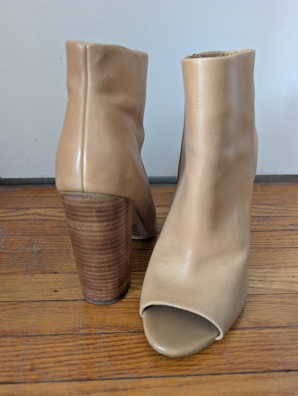 Aldo Balestreri Peep Toe Ankle Bootie Size EU 41, US 10